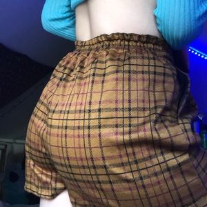 Plaid shorts